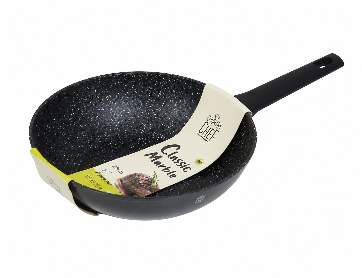 Country Chef Classic Marble Frying Pan