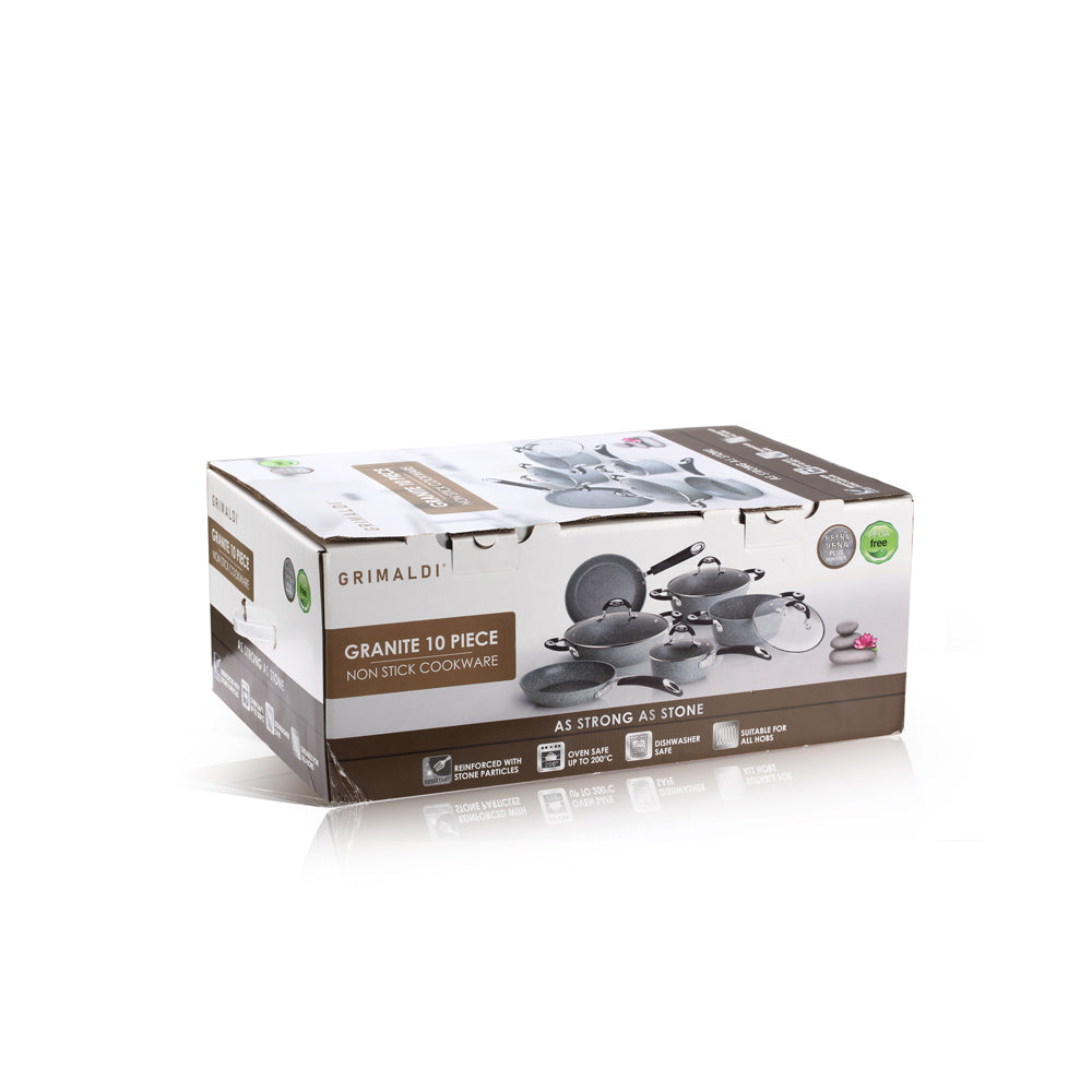Grimaldi Granite 10 Piece Cookware Set