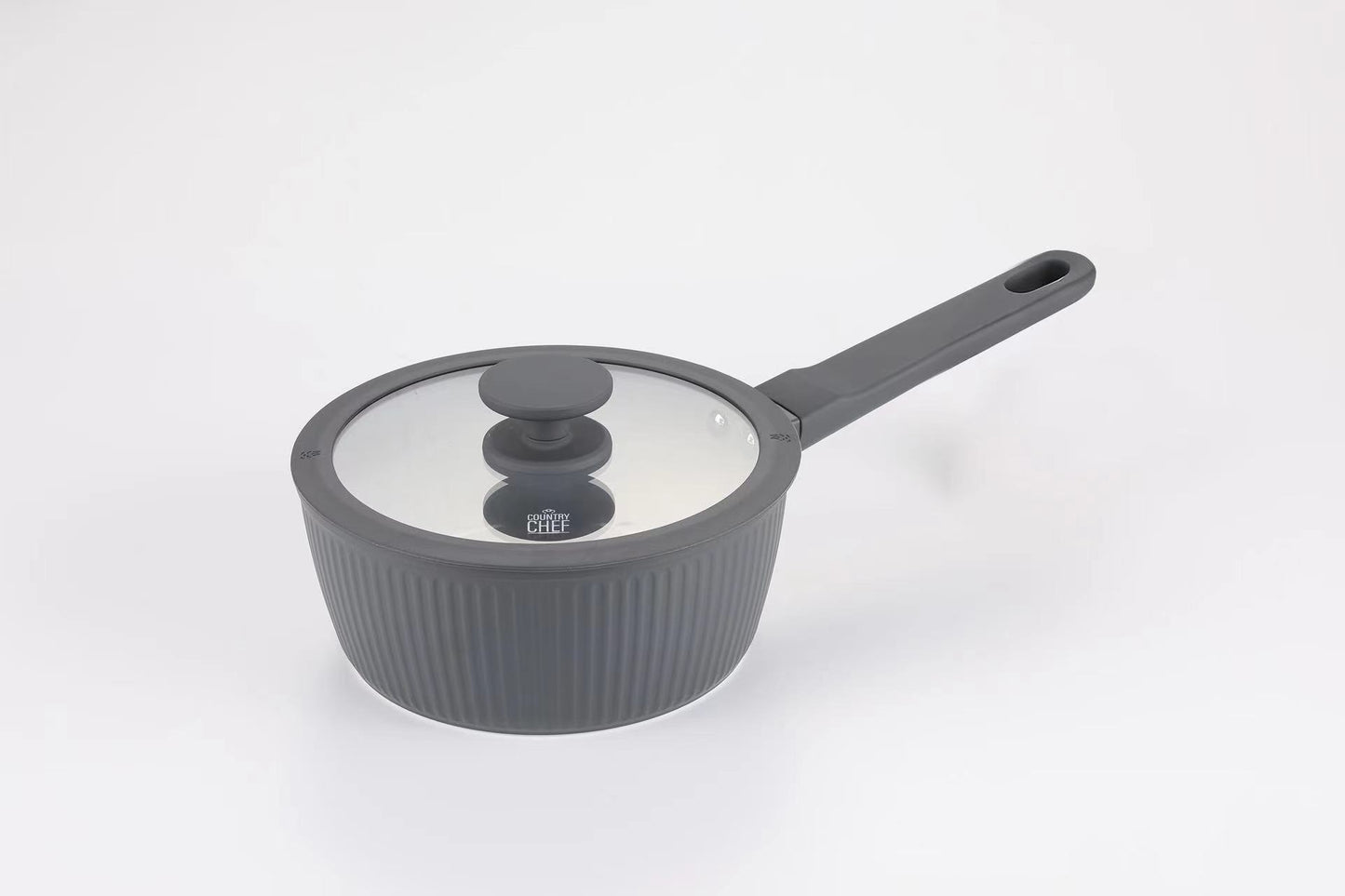 Country Chef Contour Ceramic 3-Piece Saucepan Set