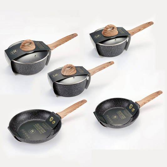 Grimaldi Maxistone 8-Piece Pan Set