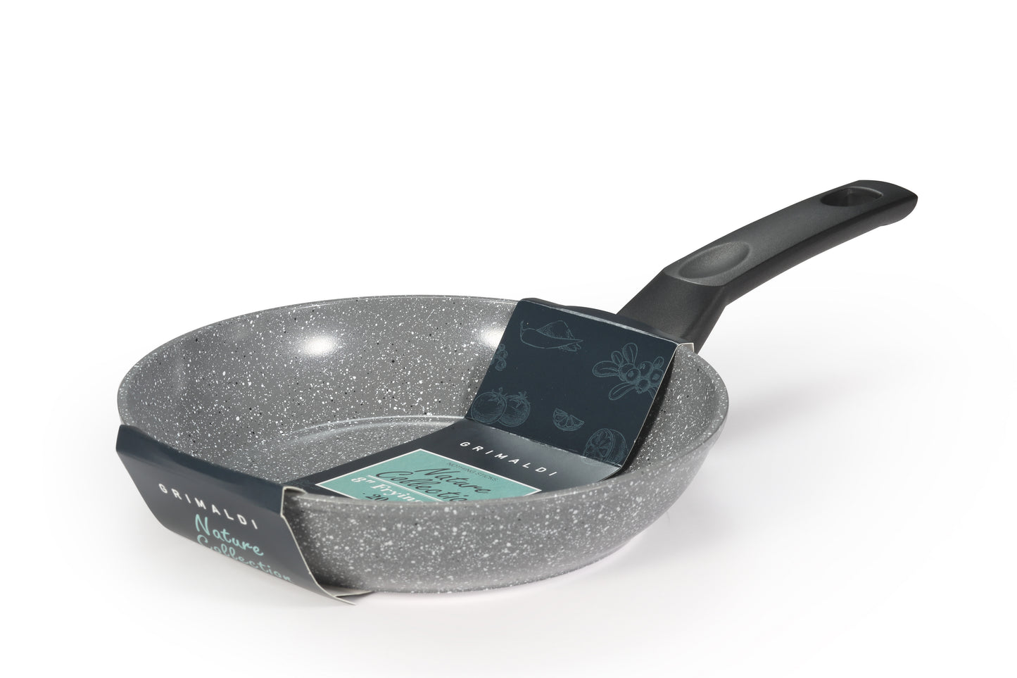 Grimaldi Nature Grey Granite 8-Piece Pan Set